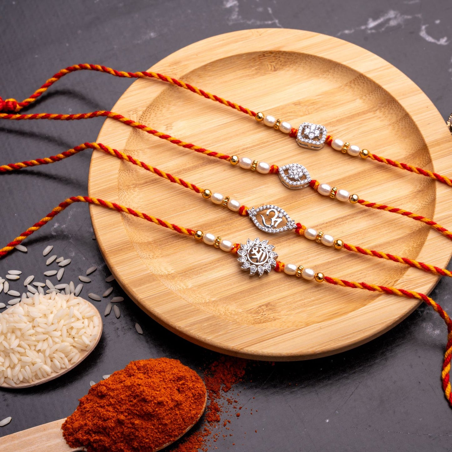 Unisex Pure Silver Rakhi