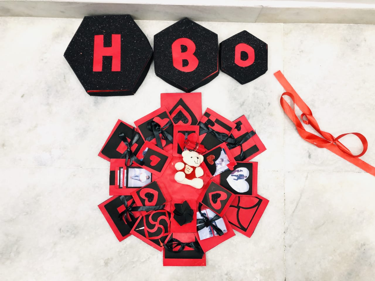 Hexagon Explosion Box