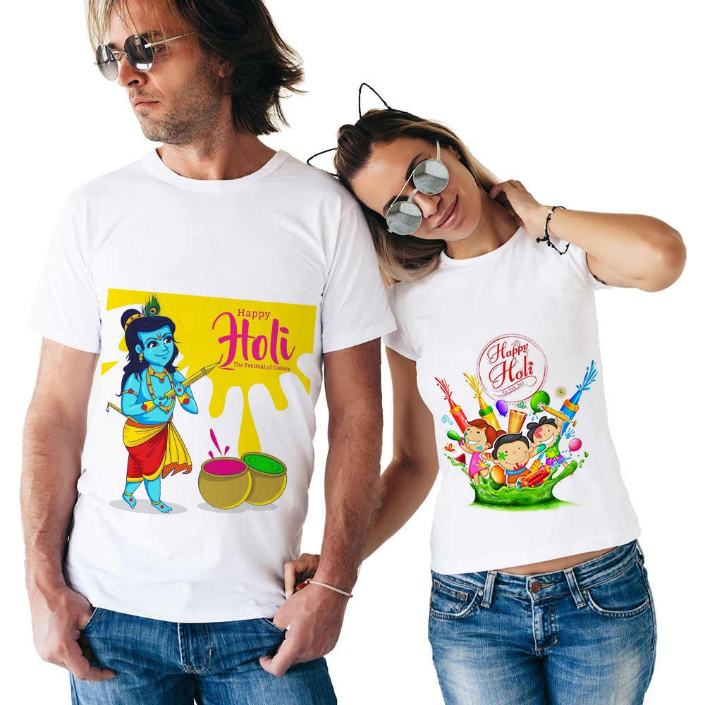 COUPLE HOLI T-SHIRT