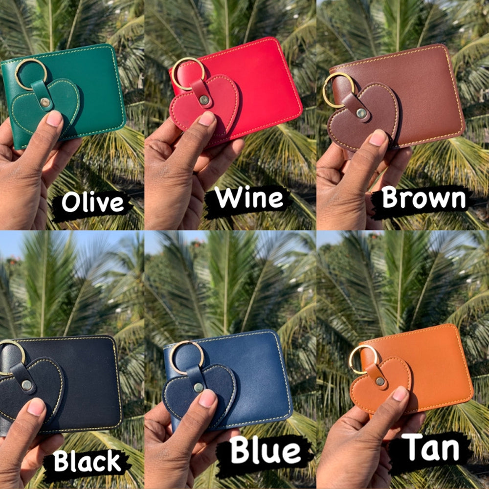 Wallet & Heart Keychain