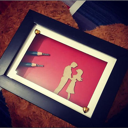 Pencil Art With Couple