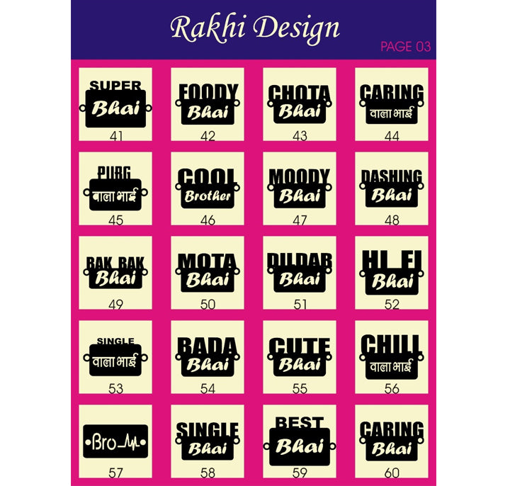 Rakhi Card+Chocolate Potli