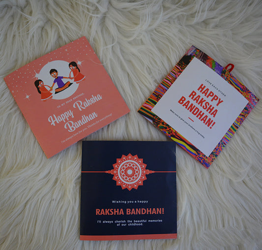 Rakhi Card (Set of 3)