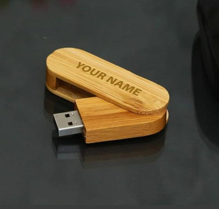 Wooden Name Pendrives
