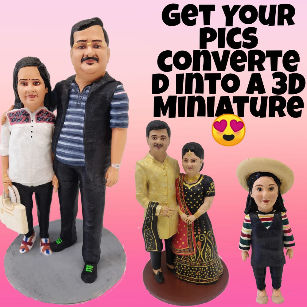 3D Miniature Dolls | Replica Dolls from Photo : RanguRangeela