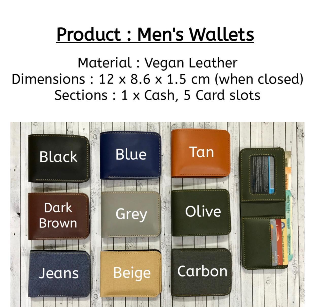 Men's Name Wallet-Olive
