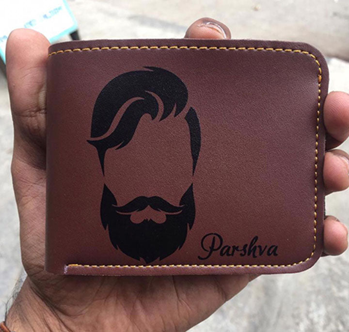 Men's Wallet-Moustache Design